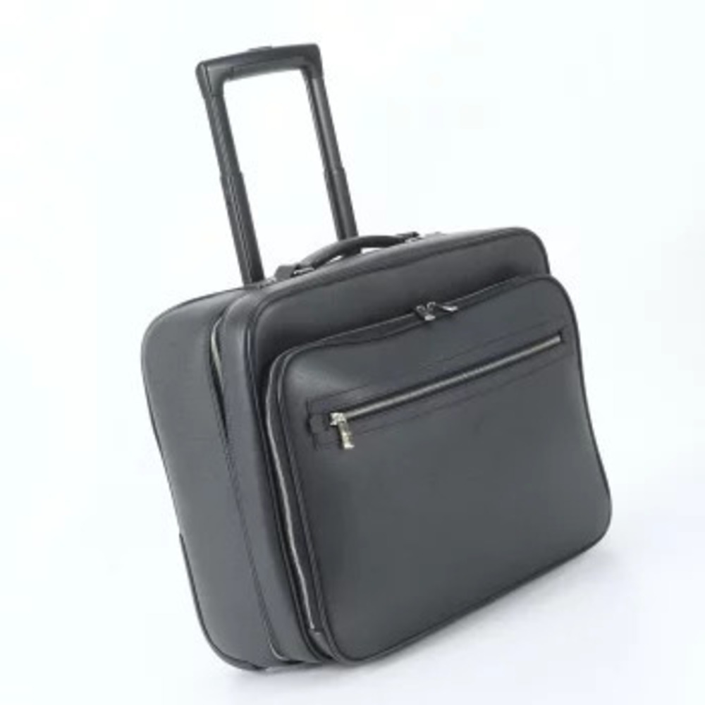 Louis Vuitton Taiga Pilot Case SuitCase Luggage Carry on Bag Business Travel